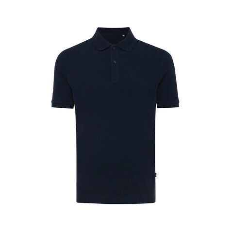 IQONIQ Yosemite Piqué-Poloshirt aus recycelter Baumwolle navy blau bedrucken, Art.-Nr. T9200.002.XXS