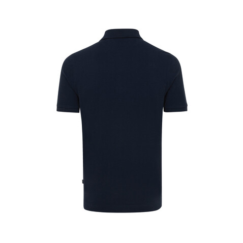 IQONIQ Yosemite Piqué-Poloshirt aus recycelter Baumwolle navy blau bedrucken, Art.-Nr. T9200.002.XXS