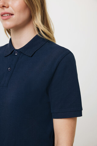 IQONIQ Yosemite Piqué-Poloshirt aus recycelter Baumwolle navy blau bedrucken, Art.-Nr. T9200.002.XXS
