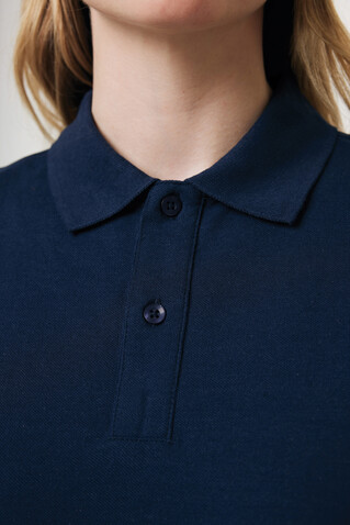 IQONIQ Yosemite Piqué-Poloshirt aus recycelter Baumwolle navy blau bedrucken, Art.-Nr. T9200.002.XXS