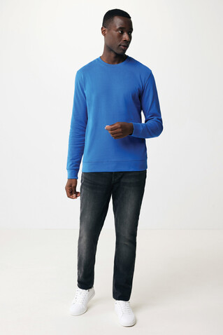 IQONIQ Zion Rundhals-Sweater aus recycelter Baumwolle Königsblau bedrucken, Art.-Nr. T9300.025.L IQONIQ Zion Rundhals-Sweater aus recycelter Baumwolle Königsblau bedrucken, Art.-Nr. T9300.025.L
