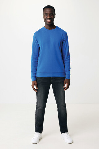 IQONIQ Zion Rundhals-Sweater aus recycelter Baumwolle Königsblau bedrucken, Art.-Nr. T9300.025.L IQONIQ Zion Rundhals-Sweater aus recycelter Baumwolle Königsblau bedrucken, Art.-Nr. T9300.025.L