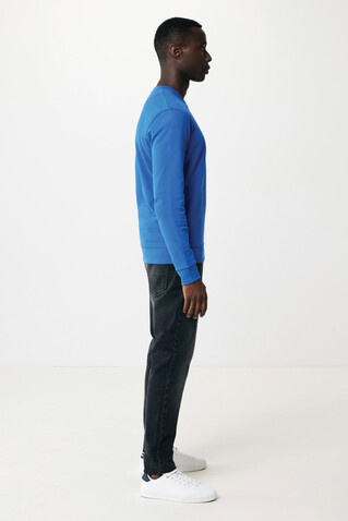 IQONIQ Zion Rundhals-Sweater aus recycelter Baumwolle Königsblau bedrucken, Art.-Nr. T9300.025.L IQONIQ Zion Rundhals-Sweater aus recycelter Baumwolle Königsblau bedrucken, Art.-Nr. T9300.025.L