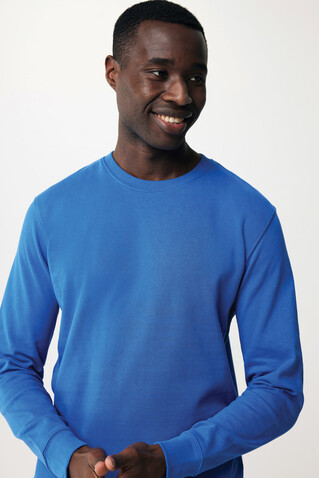 IQONIQ Zion Rundhals-Sweater aus recycelter Baumwolle Königsblau bedrucken, Art.-Nr. T9300.025.L IQONIQ Zion Rundhals-Sweater aus recycelter Baumwolle Königsblau bedrucken, Art.-Nr. T9300.025.L