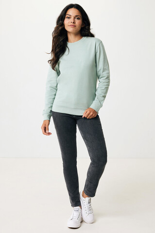 IQONIQ Zion Rundhals-Sweater aus recycelter Baumwolle Iceberg green bedrucken, Art.-Nr. T9300.023.S IQONIQ Zion Rundhals-Sweater aus recycelter Baumwolle Iceberg green bedrucken, Art.-Nr. T9300.023.S