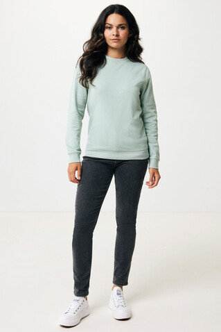 IQONIQ Zion Rundhals-Sweater aus recycelter Baumwolle Iceberg green bedrucken, Art.-Nr. T9300.023.S IQONIQ Zion Rundhals-Sweater aus recycelter Baumwolle Iceberg green bedrucken, Art.-Nr. T9300.023.S