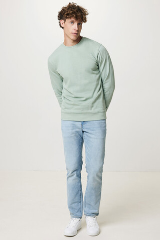 IQONIQ Zion Rundhals-Sweater aus recycelter Baumwolle Iceberg green bedrucken, Art.-Nr. T9300.023.S IQONIQ Zion Rundhals-Sweater aus recycelter Baumwolle Iceberg green bedrucken, Art.-Nr. T9300.023.S