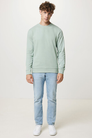 IQONIQ Zion Rundhals-Sweater aus recycelter Baumwolle Iceberg green bedrucken, Art.-Nr. T9300.023.S IQONIQ Zion Rundhals-Sweater aus recycelter Baumwolle Iceberg green bedrucken, Art.-Nr. T9300.023.S