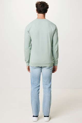IQONIQ Zion Rundhals-Sweater aus recycelter Baumwolle Iceberg green bedrucken, Art.-Nr. T9300.023.S IQONIQ Zion Rundhals-Sweater aus recycelter Baumwolle Iceberg green bedrucken, Art.-Nr. T9300.023.S