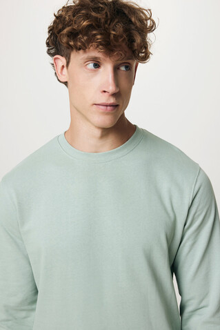 IQONIQ Zion Rundhals-Sweater aus recycelter Baumwolle Iceberg green bedrucken, Art.-Nr. T9300.023.S IQONIQ Zion Rundhals-Sweater aus recycelter Baumwolle Iceberg green bedrucken, Art.-Nr. T9300.023.S