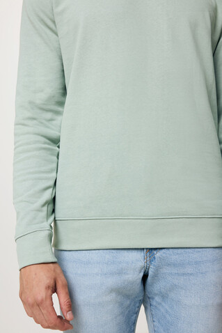 IQONIQ Zion Rundhals-Sweater aus recycelter Baumwolle Iceberg green bedrucken, Art.-Nr. T9300.023.S IQONIQ Zion Rundhals-Sweater aus recycelter Baumwolle Iceberg green bedrucken, Art.-Nr. T9300.023.S