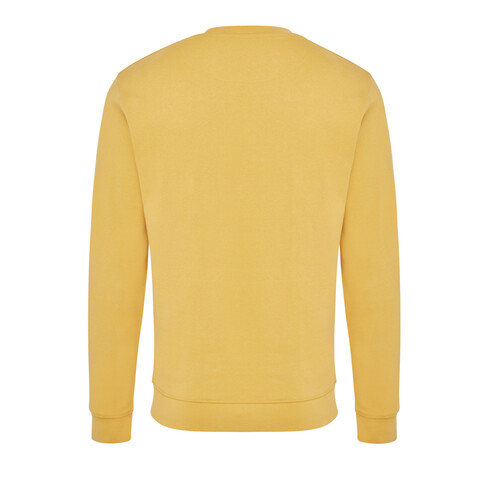 IQONIQ Zion Rundhals-Sweater aus recycelter Baumwolle ochre yellow bedrucken, Art.-Nr. T9300.021.XXL IQONIQ Zion Rundhals-Sweater aus recycelter Baumwolle ochre yellow bedrucken, Art.-Nr. T9300.021.XXL