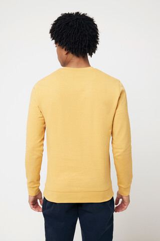 IQONIQ Zion Rundhals-Sweater aus recycelter Baumwolle ochre yellow bedrucken, Art.-Nr. T9300.021.XXL IQONIQ Zion Rundhals-Sweater aus recycelter Baumwolle ochre yellow bedrucken, Art.-Nr. T9300.021.XXL