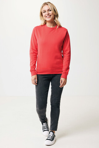 IQONIQ Zion Rundhals-Sweater aus recycelter Baumwolle luscious red bedrucken, Art.-Nr. T9300.008.M IQONIQ Zion Rundhals-Sweater aus recycelter Baumwolle luscious red bedrucken, Art.-Nr. T9300.008.M