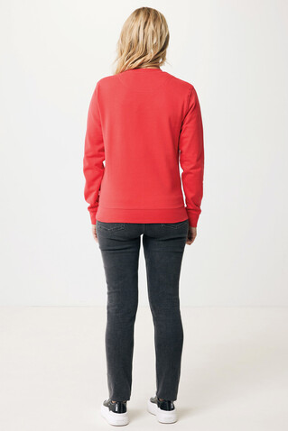 IQONIQ Zion Rundhals-Sweater aus recycelter Baumwolle luscious red bedrucken, Art.-Nr. T9300.008.M IQONIQ Zion Rundhals-Sweater aus recycelter Baumwolle luscious red bedrucken, Art.-Nr. T9300.008.M