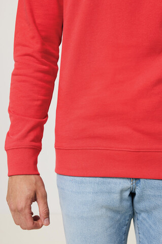 IQONIQ Zion Rundhals-Sweater aus recycelter Baumwolle luscious red bedrucken, Art.-Nr. T9300.008.M IQONIQ Zion Rundhals-Sweater aus recycelter Baumwolle luscious red bedrucken, Art.-Nr. T9300.008.M