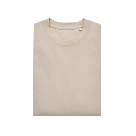 IQONIQ Zion Rundhals-Sweater aus recycelter Baumwolle desert bedrucken, Art.-Nr. T9300.006.M