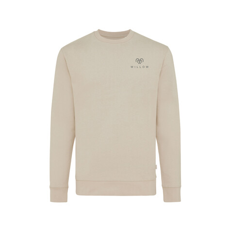 IQONIQ Zion Rundhals-Sweater aus recycelter Baumwolle desert bedrucken, Art.-Nr. T9300.006.M