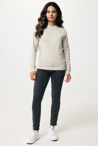 IQONIQ Zion Rundhals-Sweater aus recycelter Baumwolle desert bedrucken, Art.-Nr. T9300.006.M