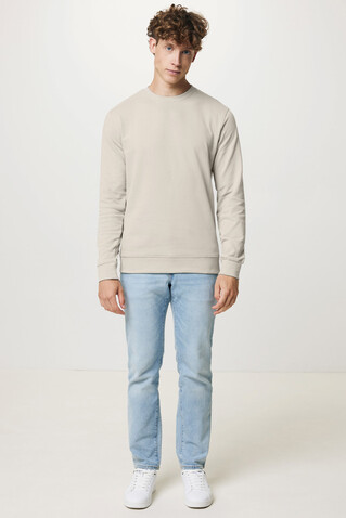 IQONIQ Zion Rundhals-Sweater aus recycelter Baumwolle desert bedrucken, Art.-Nr. T9300.006.M
