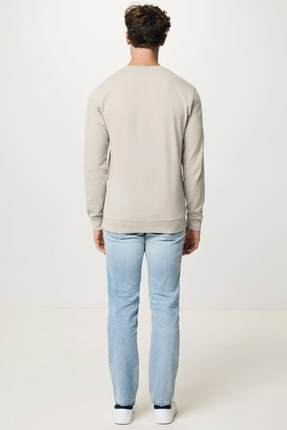 IQONIQ Zion Rundhals-Sweater aus recycelter Baumwolle desert bedrucken, Art.-Nr. T9300.006.M