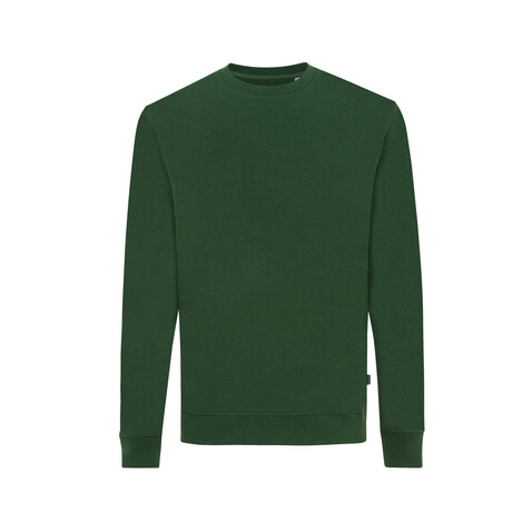 IQONIQ Zion Rundhals-Sweater aus recycelter Baumwolle forest green bedrucken, Art.-Nr. T9300.005.S IQONIQ Zion Rundhals-Sweater aus recycelter Baumwolle forest green bedrucken, Art.-Nr. T9300.005.S