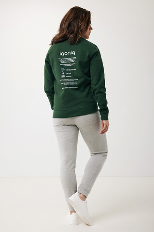 IQONIQ Zion Rundhals-Sweater aus recycelter Baumwolle forest green bedrucken, Art.-Nr. T9300.005.S IQONIQ Zion Rundhals-Sweater aus recycelter Baumwolle forest green bedrucken, Art.-Nr. T9300.005.S
