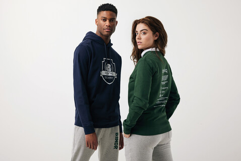 IQONIQ Zion Rundhals-Sweater aus recycelter Baumwolle forest green bedrucken, Art.-Nr. T9300.005.S IQONIQ Zion Rundhals-Sweater aus recycelter Baumwolle forest green bedrucken, Art.-Nr. T9300.005.S