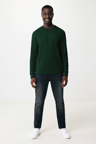 IQONIQ Zion Rundhals-Sweater aus recycelter Baumwolle forest green bedrucken, Art.-Nr. T9300.005.S IQONIQ Zion Rundhals-Sweater aus recycelter Baumwolle forest green bedrucken, Art.-Nr. T9300.005.S