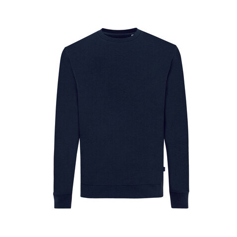 IQONIQ Zion Rundhals-Sweater aus recycelter Baumwolle navy blau bedrucken, Art.-Nr. T9300.002.5XL IQONIQ Zion Rundhals-Sweater aus recycelter Baumwolle navy blau bedrucken, Art.-Nr. T9300.002.5XL