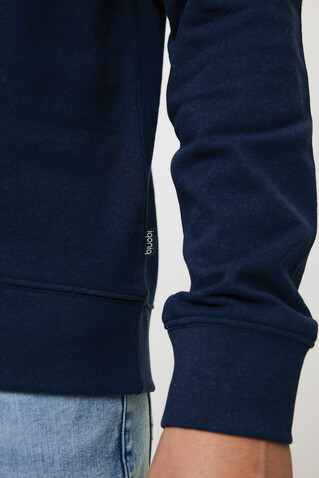 IQONIQ Zion Rundhals-Sweater aus recycelter Baumwolle navy blau bedrucken, Art.-Nr. T9300.002.5XL IQONIQ Zion Rundhals-Sweater aus recycelter Baumwolle navy blau bedrucken, Art.-Nr. T9300.002.5XL