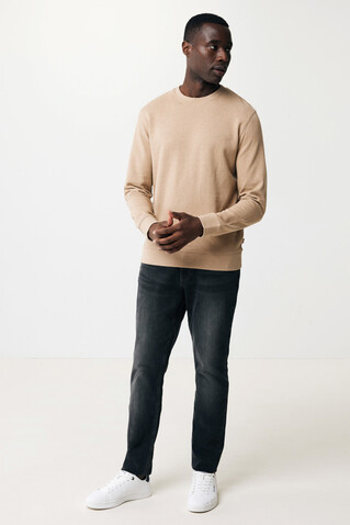 IQONIQ Denali ungefärbt. Rundhals-Sweater aus recycelter BW heather brown bedrucken, Art.-Nr. T9301.017.XXXL IQONIQ Denali ungefärbt. Rundhals-Sweater aus recycelter BW heather brown bedrucken, Art.-Nr. T9301.017.XXXL