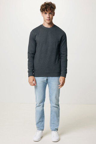 IQONIQ Denali ungefärbt. Rundhals-Sweater aus recycelter BW heather anthracite bedrucken, Art.-Nr. T9301.014.XL IQONIQ Denali ungefärbt. Rundhals-Sweater aus recycelter BW heather anthracite bedrucken, Art.-Nr. T9301.014.XL