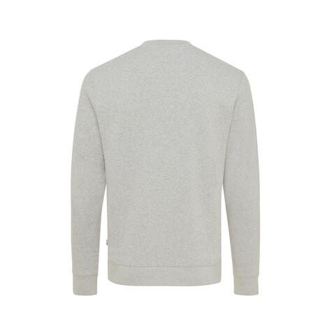 IQONIQ Denali ungefärbt. Rundhals-Sweater aus recycelter BW heather grey bedrucken, Art.-Nr. T9301.013.XXL