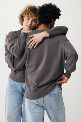 IQONIQ Kruger Relax-Rundhals-Sweater aus recycelt. Baumwolle anthrazit bedrucken, Art.-Nr. T9302.019.L IQONIQ Kruger Relax-Rundhals-Sweater aus recycelt. Baumwolle anthrazit bedrucken, Art.-Nr. T9302.019.L