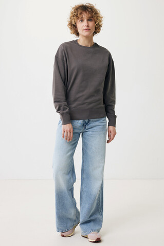 IQONIQ Kruger Relax-Rundhals-Sweater aus recycelt. Baumwolle anthrazit bedrucken, Art.-Nr. T9302.019.L IQONIQ Kruger Relax-Rundhals-Sweater aus recycelt. Baumwolle anthrazit bedrucken, Art.-Nr. T9302.019.L