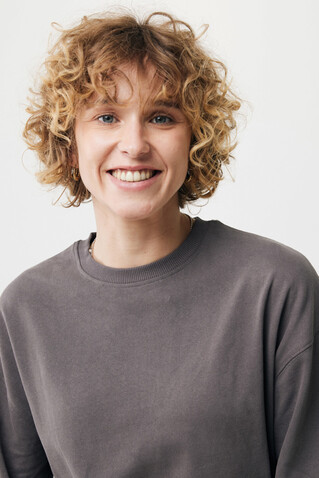 IQONIQ Kruger Relax-Rundhals-Sweater aus recycelt. Baumwolle anthrazit bedrucken, Art.-Nr. T9302.019.L IQONIQ Kruger Relax-Rundhals-Sweater aus recycelt. Baumwolle anthrazit bedrucken, Art.-Nr. T9302.019.L