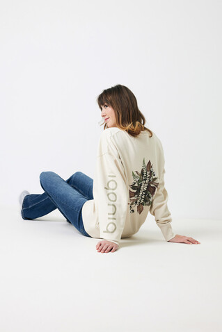 IQONIQ Kruger Relax-Rundhals-Sweater aus recycelt. Baumwolle natural raw bedrucken, Art.-Nr. T9302.018.XXS IQONIQ Kruger Relax-Rundhals-Sweater aus recycelt. Baumwolle natural raw bedrucken, Art.-Nr. T9302.018.XXS