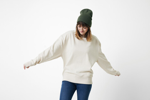 IQONIQ Kruger Relax-Rundhals-Sweater aus recycelt. Baumwolle natural raw bedrucken, Art.-Nr. T9302.018.XXS IQONIQ Kruger Relax-Rundhals-Sweater aus recycelt. Baumwolle natural raw bedrucken, Art.-Nr. T9302.018.XXS