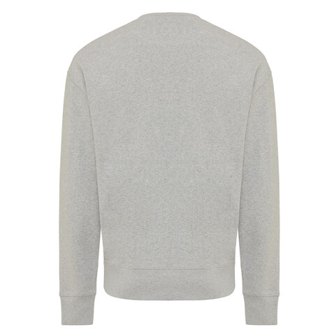 IQONIQ Kruger Relax-Rundhals-Sweater aus recycelt. Baumwolle heather grey bedrucken, Art.-Nr. T9302.013.XS IQONIQ Kruger Relax-Rundhals-Sweater aus recycelt. Baumwolle heather grey bedrucken, Art.-Nr. T9302.013.XS