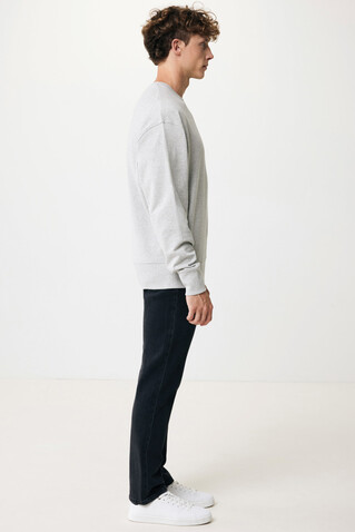 IQONIQ Kruger Relax-Rundhals-Sweater aus recycelt. Baumwolle heather grey bedrucken, Art.-Nr. T9302.013.XS IQONIQ Kruger Relax-Rundhals-Sweater aus recycelt. Baumwolle heather grey bedrucken, Art.-Nr. T9302.013.XS