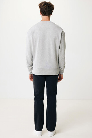 IQONIQ Kruger Relax-Rundhals-Sweater aus recycelt. Baumwolle heather grey bedrucken, Art.-Nr. T9302.013.XS IQONIQ Kruger Relax-Rundhals-Sweater aus recycelt. Baumwolle heather grey bedrucken, Art.-Nr. T9302.013.XS