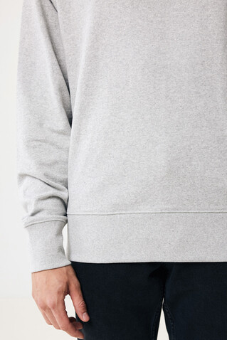 IQONIQ Kruger Relax-Rundhals-Sweater aus recycelt. Baumwolle heather grey bedrucken, Art.-Nr. T9302.013.XS IQONIQ Kruger Relax-Rundhals-Sweater aus recycelt. Baumwolle heather grey bedrucken, Art.-Nr. T9302.013.XS