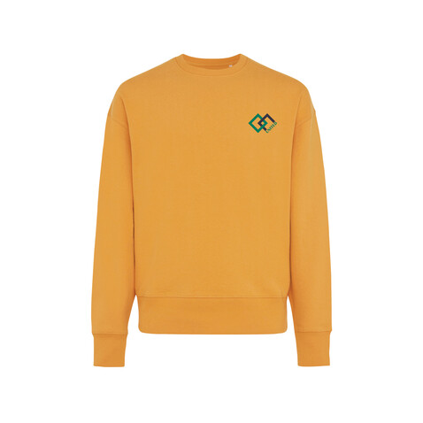 IQONIQ Kruger Relax-Rundhals-Sweater aus recycelt. Baumwolle sundial orange bedrucken, Art.-Nr. T9302.012.XXS IQONIQ Kruger Relax-Rundhals-Sweater aus recycelt. Baumwolle sundial orange bedrucken, Art.-Nr. T9302.012.XXS