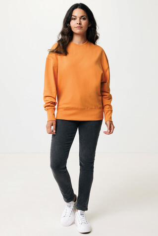 IQONIQ Kruger Relax-Rundhals-Sweater aus recycelt. Baumwolle sundial orange bedrucken, Art.-Nr. T9302.012.XXS IQONIQ Kruger Relax-Rundhals-Sweater aus recycelt. Baumwolle sundial orange bedrucken, Art.-Nr. T9302.012.XXS
