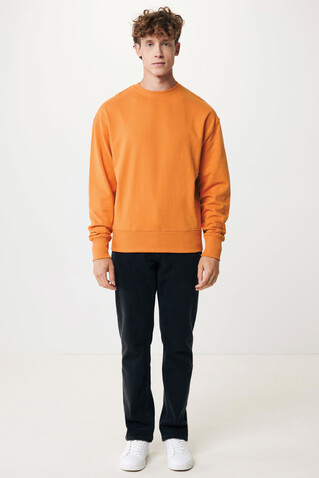 IQONIQ Kruger Relax-Rundhals-Sweater aus recycelt. Baumwolle sundial orange bedrucken, Art.-Nr. T9302.012.XXS IQONIQ Kruger Relax-Rundhals-Sweater aus recycelt. Baumwolle sundial orange bedrucken, Art.-Nr. T9302.012.XXS