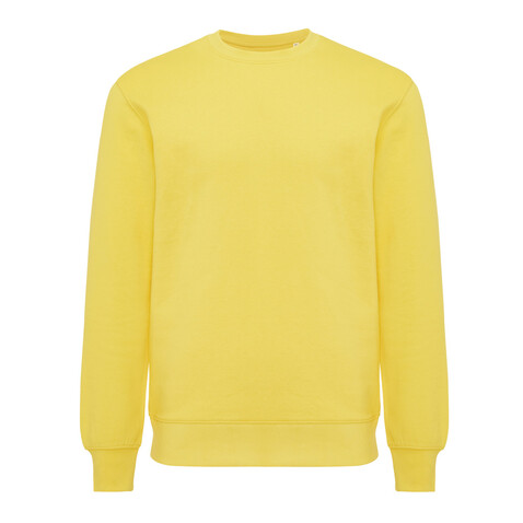 IQONIQ Etosha Lightweight Sweater aus recycelter Baumwolle gelb bedrucken, Art.-Nr. T9303.045.XXL