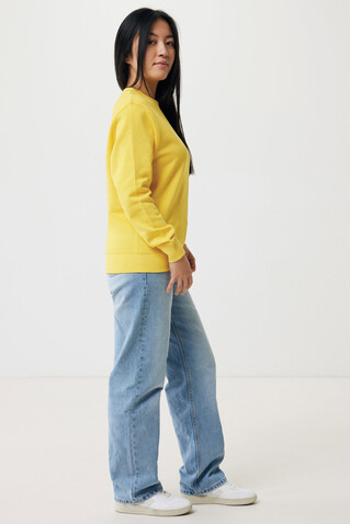 IQONIQ Etosha Lightweight Sweater aus recycelter Baumwolle gelb bedrucken, Art.-Nr. T9303.045.XXL
