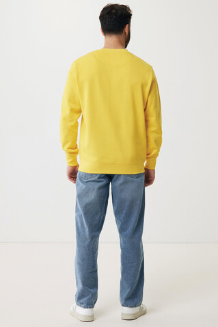 IQONIQ Etosha Lightweight Sweater aus recycelter Baumwolle gelb bedrucken, Art.-Nr. T9303.045.XXL