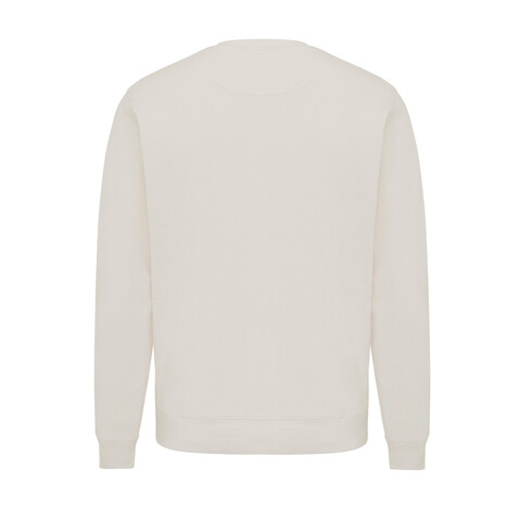 IQONIQ Etosha Lightweight Sweater aus recycelter Baumwolle ivory white bedrucken, Art.-Nr. T9303.040.M